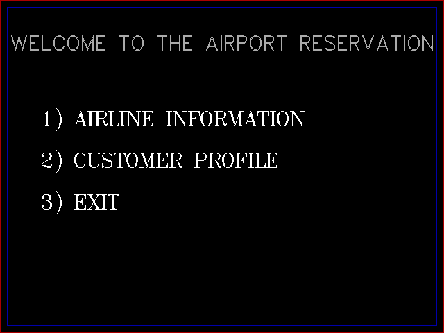 airline reservation